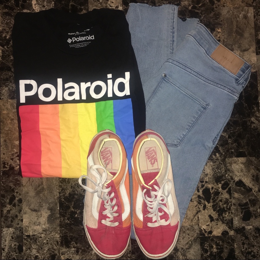 Polaroid Black T Shirt